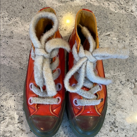 Converse All Stars Converse x JW Anderson Orange Sneakers Size 6 - Picture 6 of 11